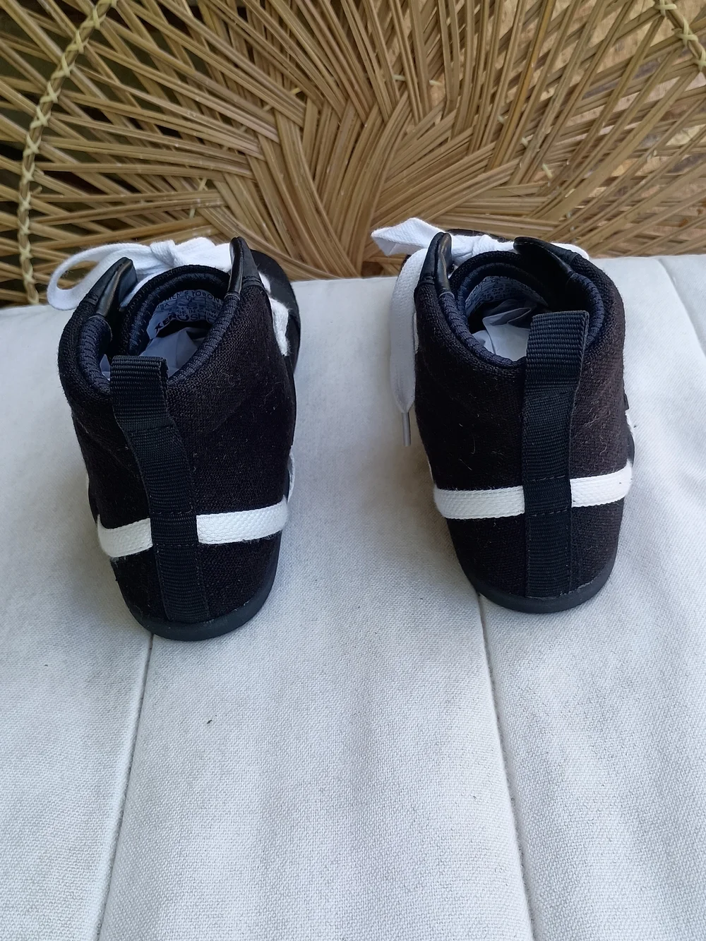 Xero Shoes Nordstrom Toronto Kids Black High-Top Sneakers with White Laces_5W